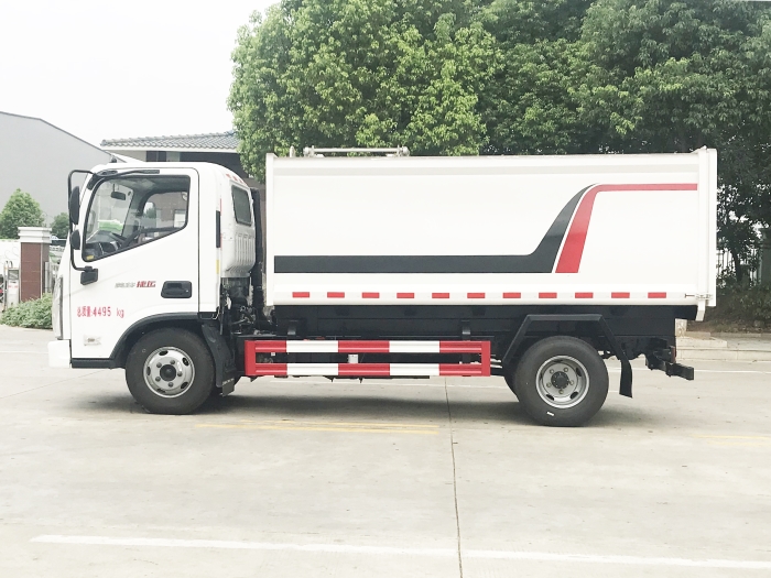 福田奧鈴側掛桶式垃圾車